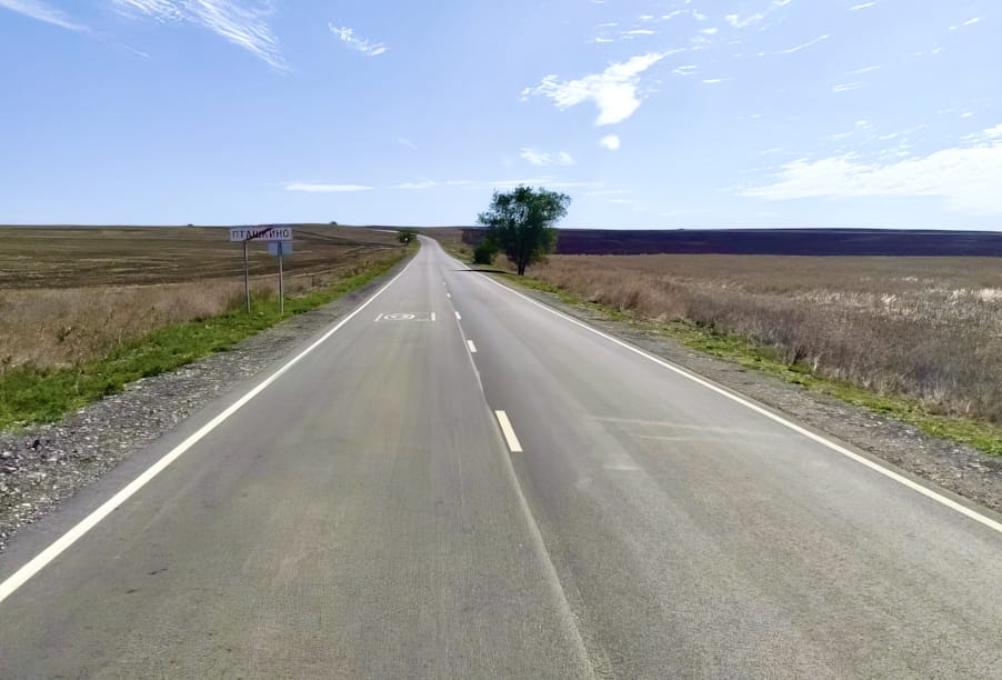 В Республике Крым отремонтировали 10 км трассы Таврида – Заветное